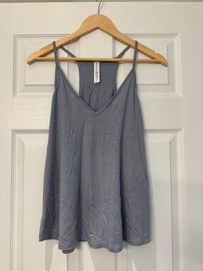 Athleta Slate Blue Racerback V-Neck Sleep Camisole